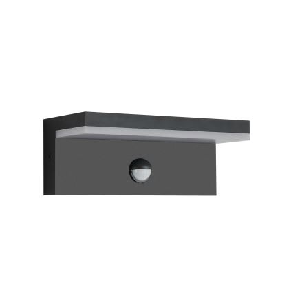 Brilagi - Zewnętrzny kinkiet LED z czujnikiem TESSI LED/10W/230V, czarny, IP54