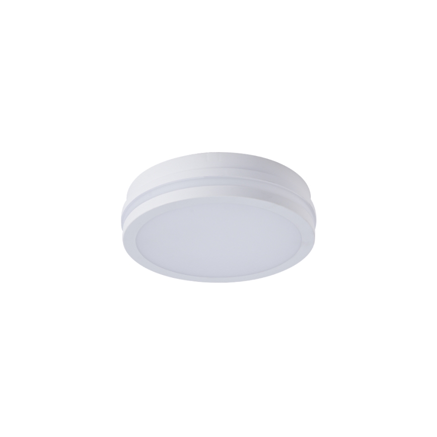 Brilagi - LED zewnętrzna oprawa sufitowa BENE LED/18W/230V śr. 21,5 cm biała IP54
