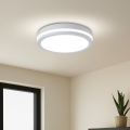 Brilagi - LED zewnętrzna oprawa sufitowa BENE LED/24W/230V śr. 26 cm biała IP54