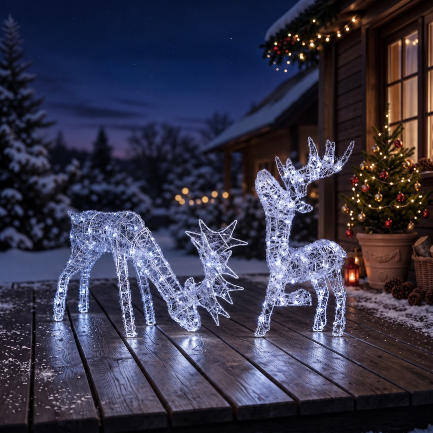 BRILAGI - LED Zewnętrzna świąteczna dekoracja LED/3,3W/230V IP44 60x37 cm renifer
