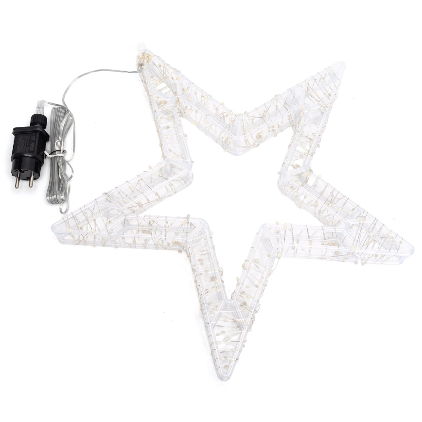 BRILAGI - LED Zewnętrzna dekoracja bożonarodzeniowa LED/6W/8 funkcji, 43 cm, IP44, gwiazda, ciepła biała