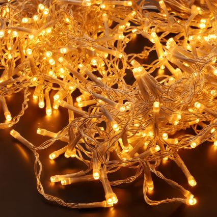 BRILAGI - LED Zewnętrzny świąteczny łańcuch 360xLED/8 funkcji 14m IP44 ciepła biała sople