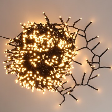 BRILAGI - LED zewnętrzne lampki świąteczne 800 diod LED 21 m IP44 ciepła biel