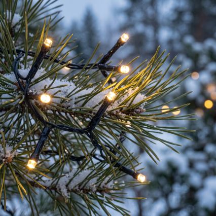 BRILAGI - LED zewnętrzne lampki świąteczne 800 diod LED 21 m IP44 ciepła biel