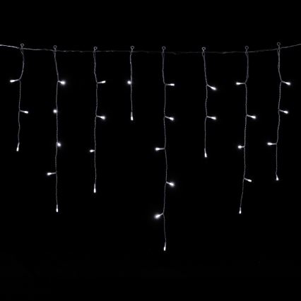 BRILAGI - LED Zewnętrzne świąteczne lampki 600xLED/6W/8 funkcji 33m IP44 zimna biel