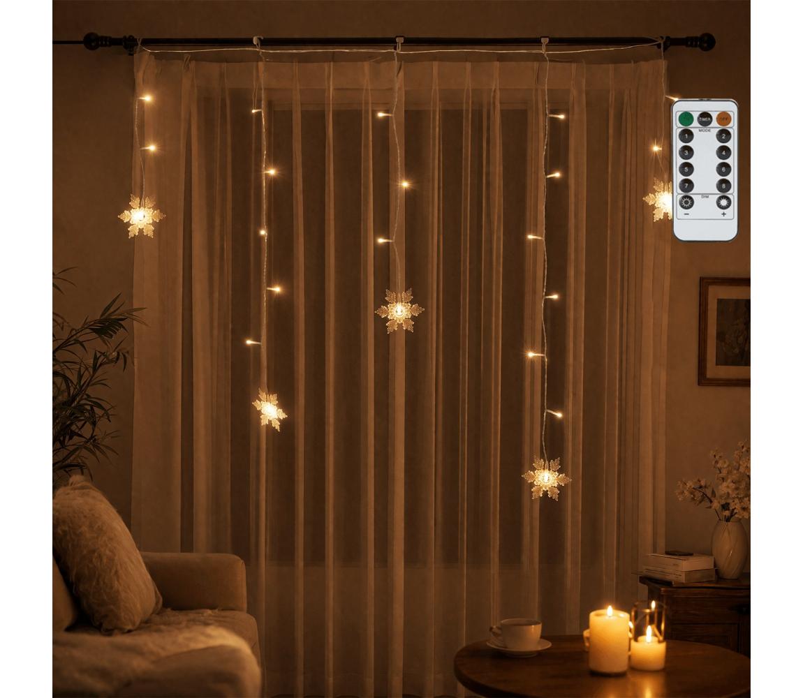 BRILAGI - LED Zewnętrzny łańcuch świąteczny 60xLED/6W/6x0,7m IP44 ciepła biała