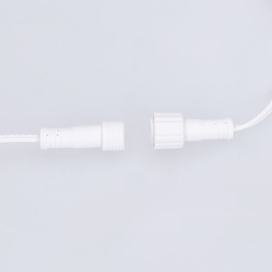Brilagi - LED zewnętrzna girlanda dekoracyjna GIRLANDA 25xE12/0,8W/230V 20m biała IP44 ciepła biała