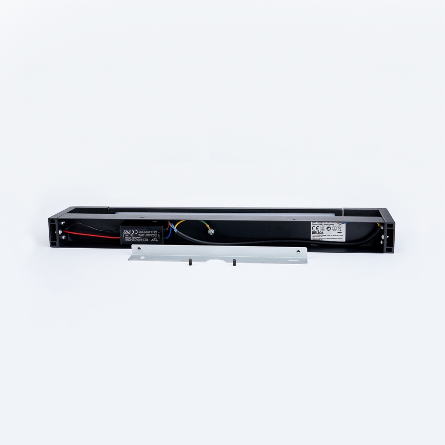 BRILAGI - Zewnętrzna oprawa ścienna LED AQUA LINE LED/12W/230V 45 cm IP44 czarna CRI 90