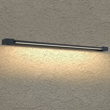 BRILAGI - LED zewnętrzny kinkiet AQUA LINE LED/36W/230V 120 cm IP44 czarny CRI 90