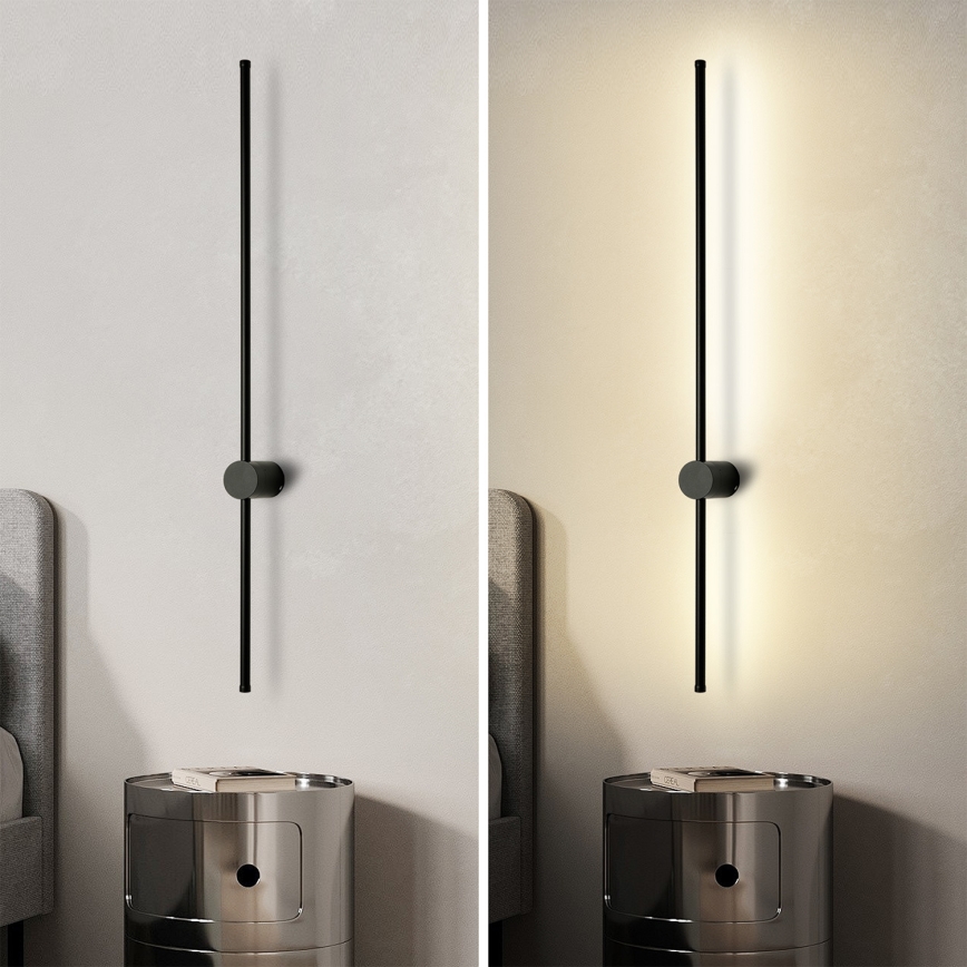 Brilagi - zewnętrzny kinkiet AURA LED/20W/230V 4000K IP54 97 cm czarny