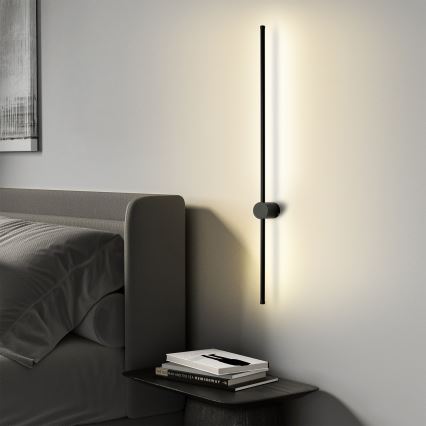 Brilagi - zewnętrzny kinkiet AURA LED/20W/230V 4000K IP54 97 cm czarny