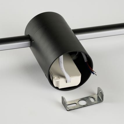 Brilagi - zewnętrzny kinkiet AURA LED/20W/230V 4000K IP54 97 cm czarny