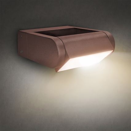 Brilagi - LED Zewnętrzny kinkiet CROTONE LED/7W/230V brązowy IP54