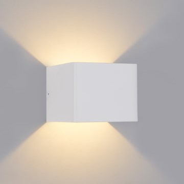 Brilagi - LED zewnętrzny kinkiet DONNANI LED/5W/230V 10 cm biały IP44