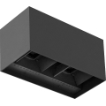 Brilagi - LED zewnętrzny kinkiet DOUBLE CUBE LED/12W/230V antracyt IP65