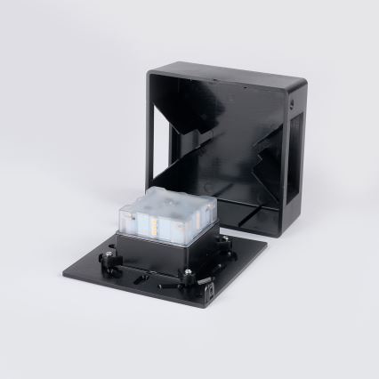 Brilagi - LED zewnętrzny kinkiet DOUBLERAY LED/6W/230V czarny IP54