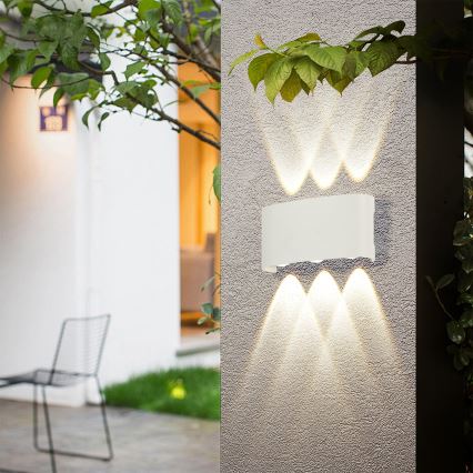 Brilagi - LED zewnętrzny kinkiet FLAREBOX LED/6W/230V biały IP65