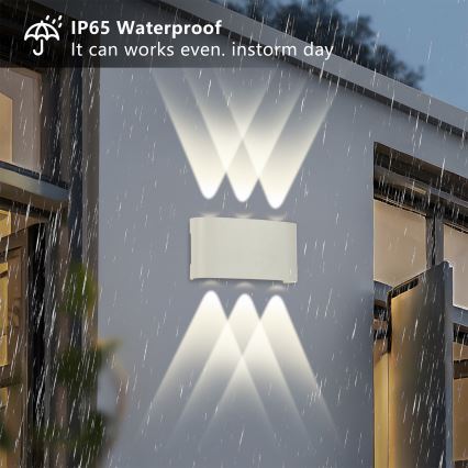 Brilagi - LED zewnętrzny kinkiet FLAREBOX LED/6W/230V biały IP65