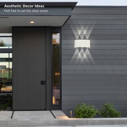 Brilagi - LED zewnętrzny kinkiet FLAREBOX LED/6W/230V biały IP65