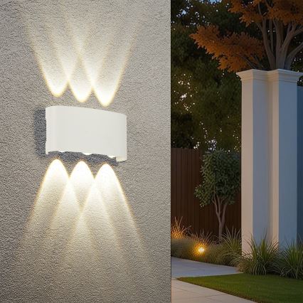 Brilagi - LED zewnętrzny kinkiet FLAREBOX LED/6W/230V biały IP65