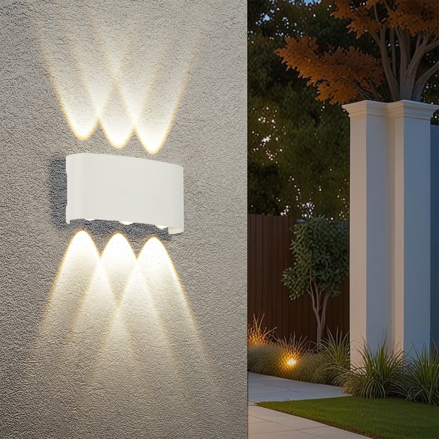 Brilagi - LED zewnętrzny kinkiet FLAREBOX LED/6W/230V biały IP65