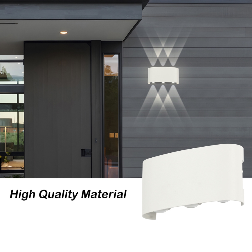 Brilagi - LED zewnętrzny kinkiet FLAREBOX LED/6W/230V biały IP65