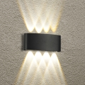 Brilagi - LED zewnętrzny kinkiet FLAREBOX LED/8W/230V czarny IP65
