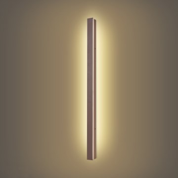 Brilagi - LED zewnętrzny kinkiet LINEAR LED/22W/230V 3000K IP65 100 cm brązowy CRI 90