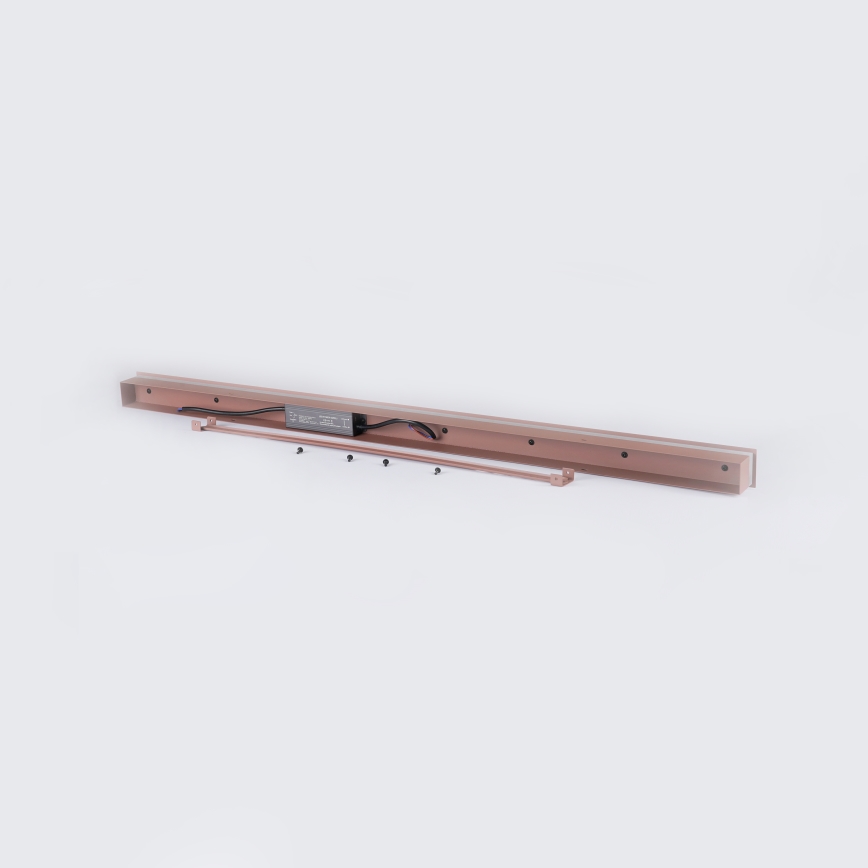 Brilagi - LED zewnętrzny kinkiet LINEAR LED/22W/230V 3000K IP65 100 cm brązowy CRI 90