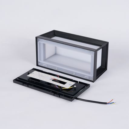 Brilagi - Zewnętrzny kinkiet LED PARKER LED/12W/230V 3000/4500/6000K czarny IP44