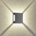 Brilagi - LED zewnętrzny kinkiet QUADRAY LED/4W/230V antracyt IP65