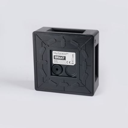 Brilagi - LED zewnętrzny kinkiet QUADRAY LED/6W/230V czarny IP54