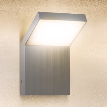 Brilagi - LED zewnętrzny kinkiet RIANO LED/8W/230V srebrny IP65