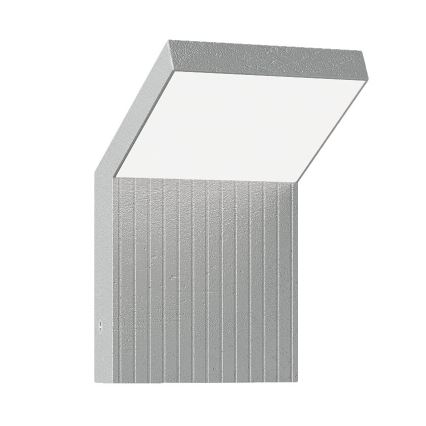 Brilagi - LED zewnętrzny kinkiet RIANO LED/8W/230V srebrny IP65