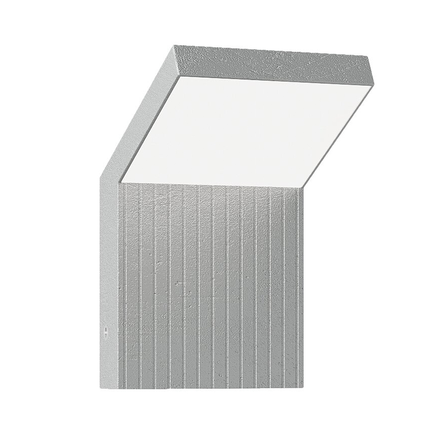 Brilagi - LED zewnętrzny kinkiet RIANO LED/8W/230V srebrny IP65