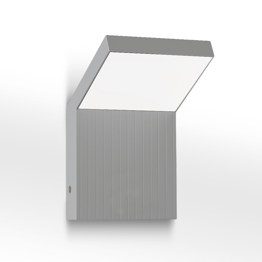 Brilagi - LED zewnętrzny kinkiet RIANO LED/8W/230V srebrny IP65