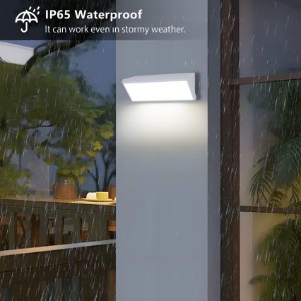 Brilagi - LED zewnętrzny kinkiet TRIANGLE LED/42W/230V 3000/4000/6500K biały IP65