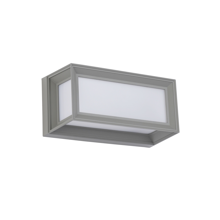 Brilagi - Zewnętrzny kinkiet LED z czujnikiem PARKER LED/12W/230V, szary, IP44