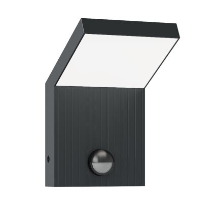 Brilagi - zewnętrzny kinkiet LED z czujnikiem RIANO LED/8W/230V antracyt IP65