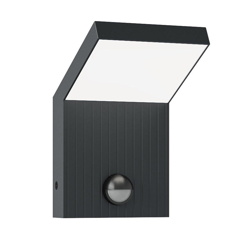 Brilagi - zewnętrzny kinkiet LED z czujnikiem RIANO LED/8W/230V antracyt IP65
