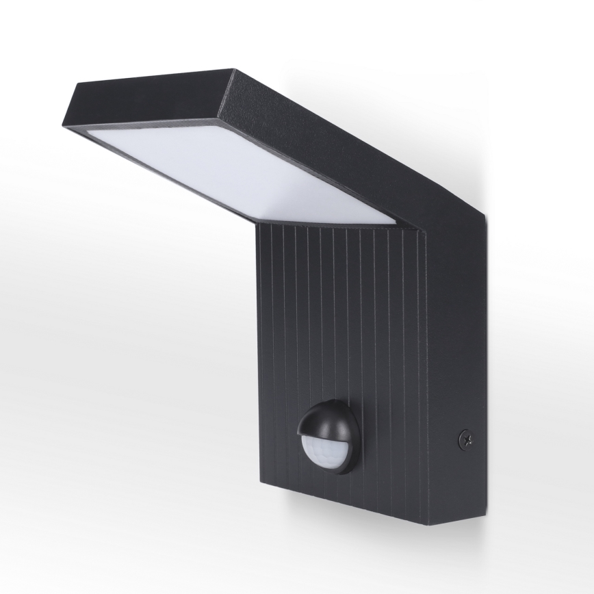 Brilagi - zewnętrzny kinkiet LED z czujnikiem RIANO LED/8W/230V antracyt IP65