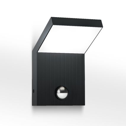 Brilagi - zewnętrzny kinkiet LED z czujnikiem RIANO LED/8W/230V antracyt IP65
