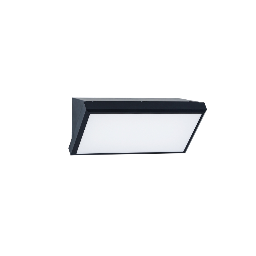 Brilagi - LED zewnętrzny kinkiet z czujnikiem TRIANGLE LED/20W/230V czarny IP65