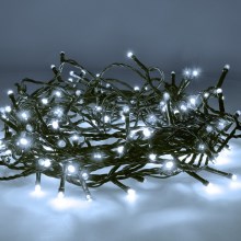 Brilagi - LED Zewnętrzny łańcuch bożonarodzeniowy 100×LED 13 m IP44 zimna biel