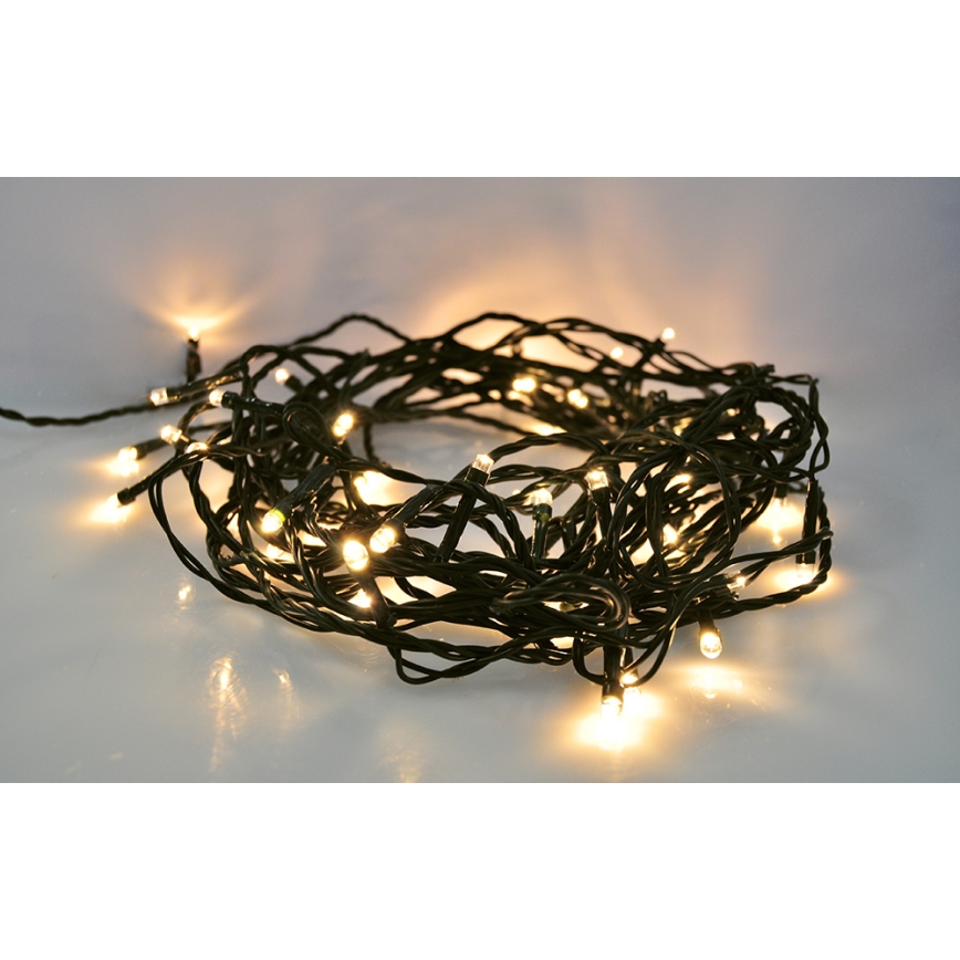 Brilagi - LED Zewnętrzny łańcuch bożonarodzeniowy 500xLED/8 functions 55m IP44 ciepła biel