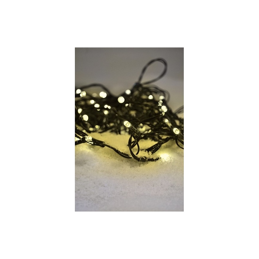 Brilagi - LED Zewnętrzny łańcuch dekoracyjny 100xLED/8 funkcji  13 m IP44 ciepła biel