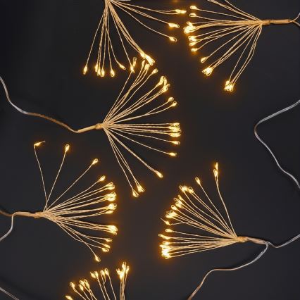 Brilagi - LED zewnętrzny łańcuch świąteczny 150xLED 5m IP44 ciepła biała efekt fajerwerków
