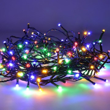 Brilagi - LED zewnętrzny łańcuch świąteczny 200 diod LED/8 funkcji 23 m IP44 wielokolorowy