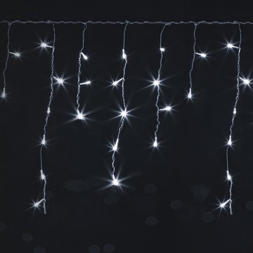Brilagi - LED zewnętrzny łańcuch świąteczny 400xLED/8 trybów 23x0,6m IP44 zimna biel