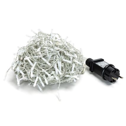 Brilagi - LED zewnętrzny łańcuch świąteczny 400xLED/8 trybów 23x0,6m IP44 zimna biel